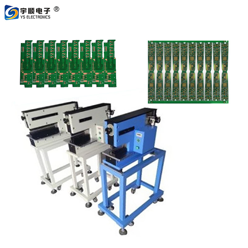 LCD Display PCB Separator Machine For PCB Board Pneumatic auto feeding v cut pcb cutting machine with conveyor
