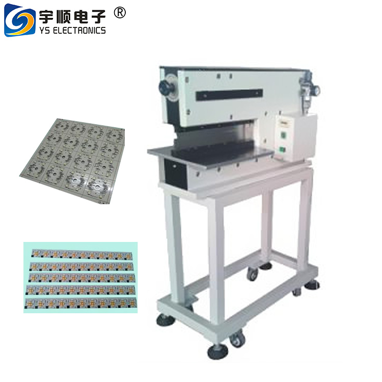 MCPCB Cutting Machine With Motorized Pneumatic Type With Safety Protecting Hand,Pneumatic PCB V Grooving